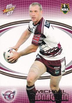 2007 Select NRL Invincible #070 Michael Monaghan Front